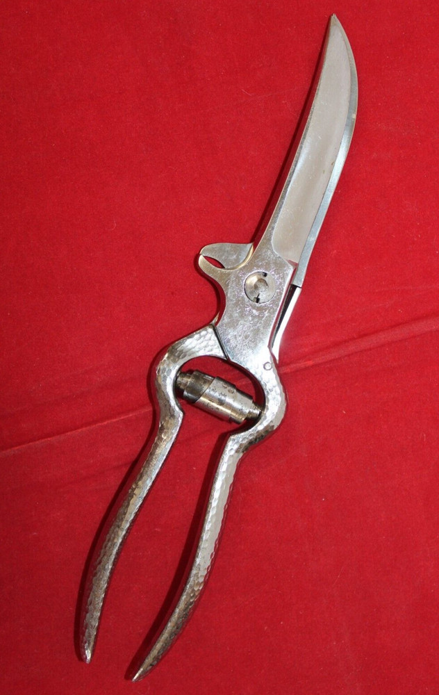 RARE VTG Justinus Soligen Germany Eagle Kitchen Shears 4" Blade