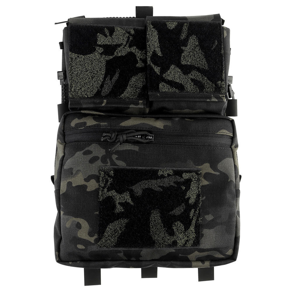 LV119 Tactical Back Panel Core Zippered Modular Expansion Back Panel GarmentVest