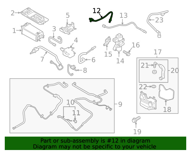 Genuine Ford Oxygen Sensor DS7Z-9F472-A