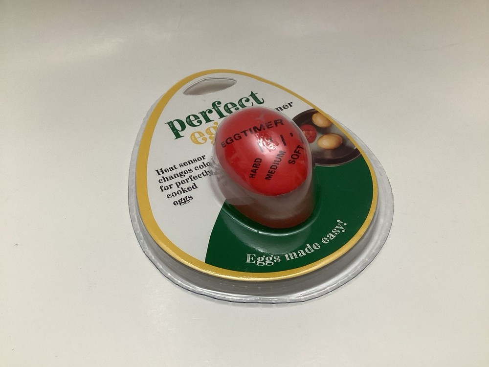 Perfect Egg Egg Timer Soft Medium Hard Add to Water with Eggs