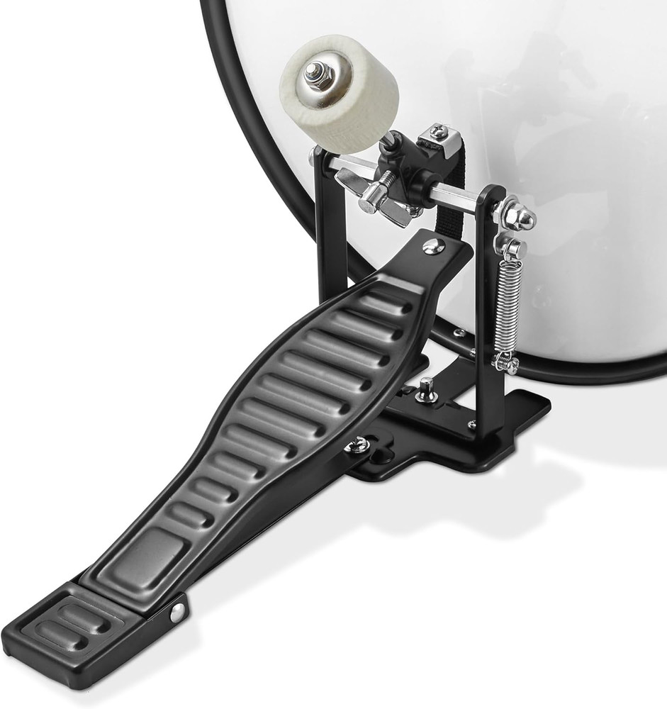 Gammon 3-Piece Junior Drum Set with Throne - Red, Complete Beginner Kit with Bas