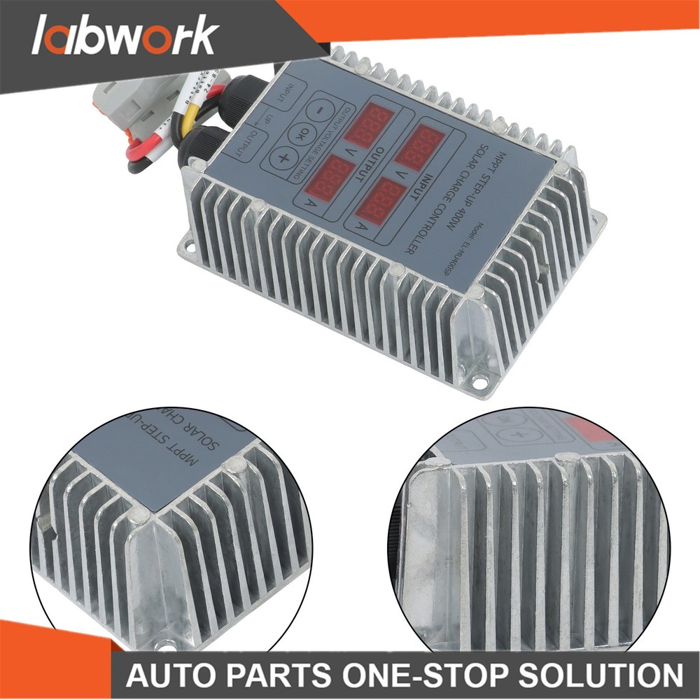 Labwork Solar Battery Charge Controller Boost MPPT Voltage Adjustable 24‑85V