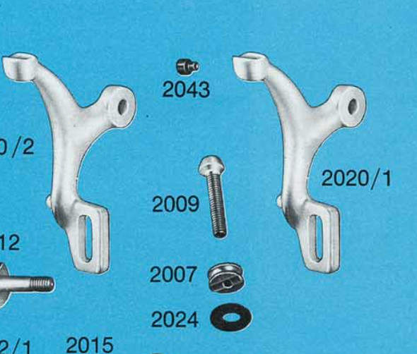 NEW Campagnolo Cat. Number 2043 BLACK Rubber Bumpers for *Front* Brake Qty 2