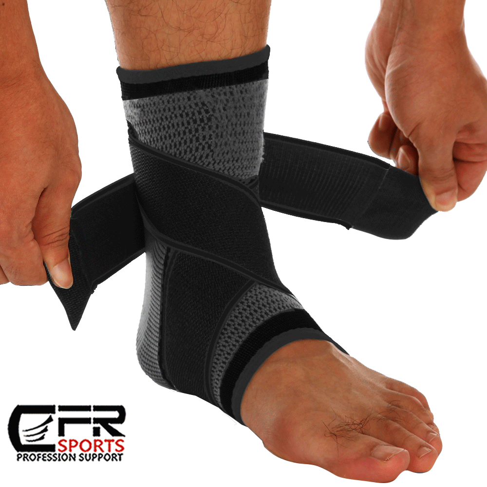 Adjustable Ankle Support Compression Strap Achilles Tendon Brace Sprain Sports