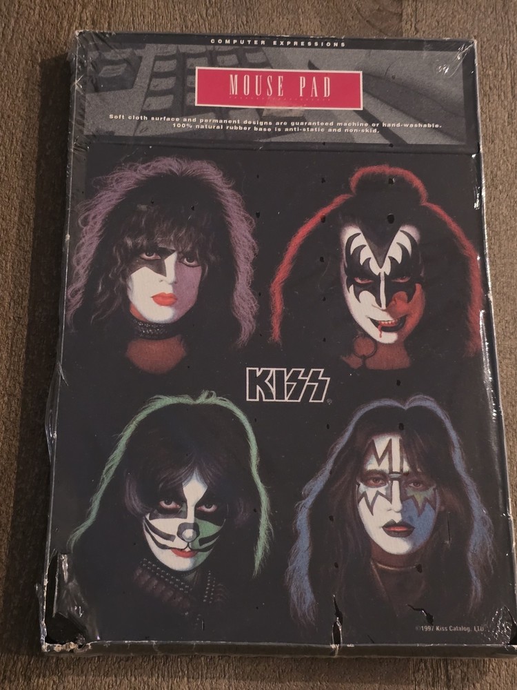 Kiss Solo Albums Mouse Pad Original Packaging Never Opened