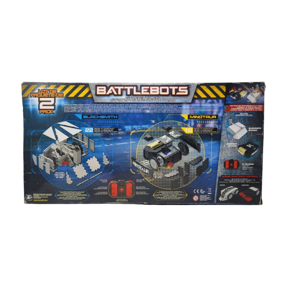 Battlebots R/C Construct & Combat RARE Minotaur and Blacksmith Complete Tested