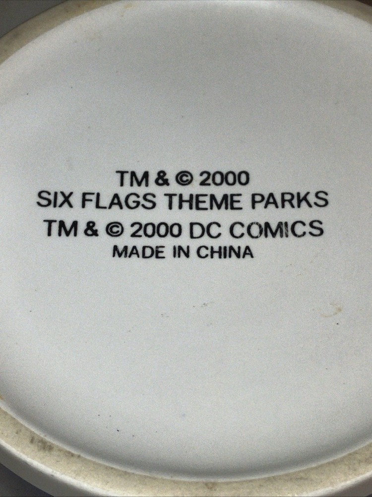 Six Flags Coffee Mug Worlds Greatest Roller Coaster Cup