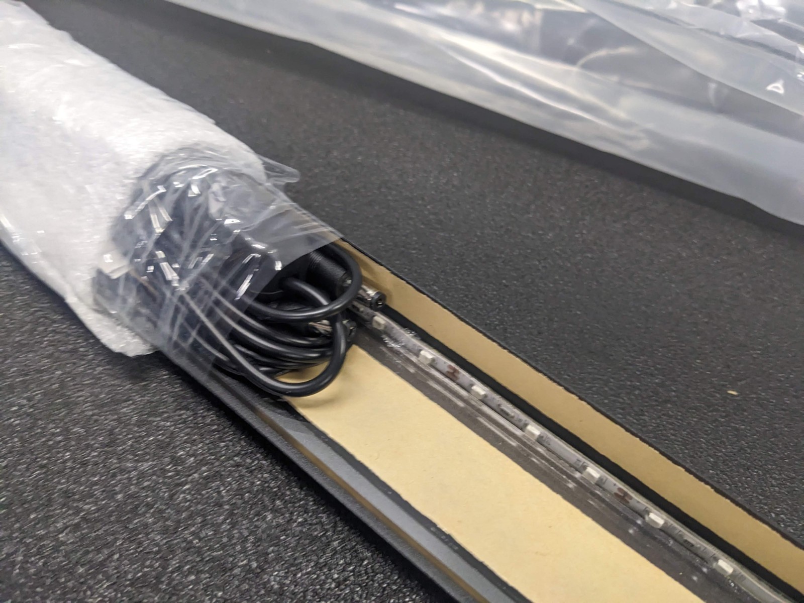 #bg654 Snap On Tools NEW kacgmled24b Matte Black with BLUE LED Corner Guard 2pc