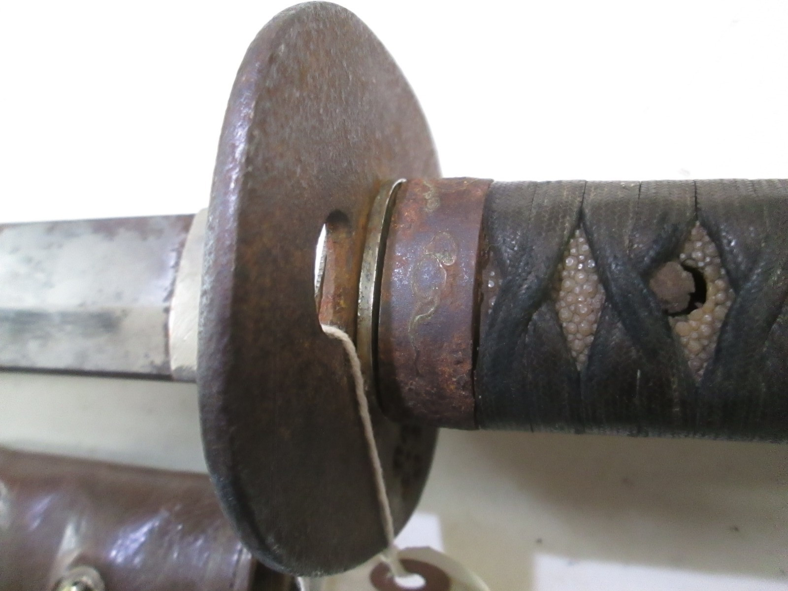 OVER 300 YEARS JAPANESE KATANA SAMURAI SWORD & SCABBARD LONG BLADE 27.75" #L10