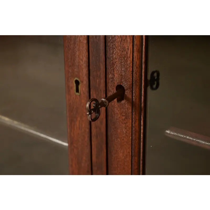 Berkey & Gay Antique Victorian Mahogany Triple Bookcase or, Circa 1890s