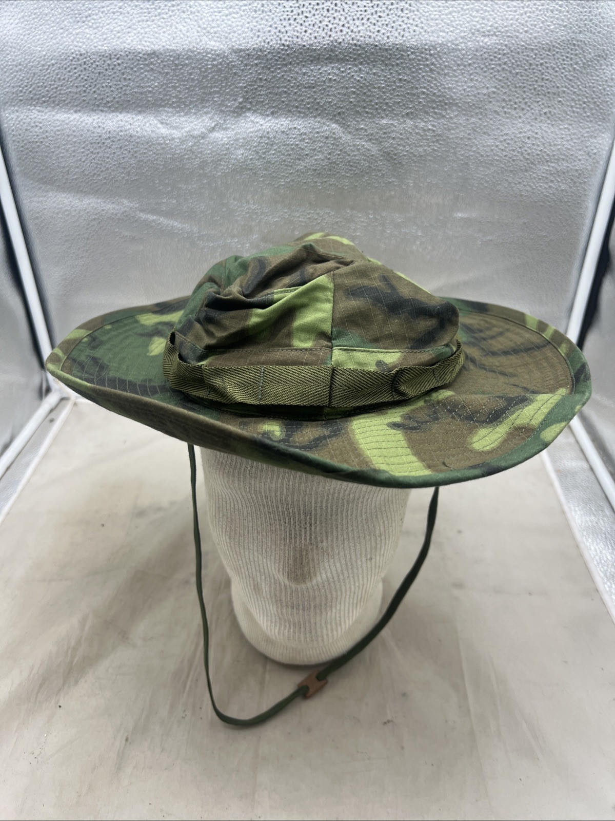 Vietnam War US Erdl Camo Boonie Hat Size 6 7/8 1968 Dated (FF241