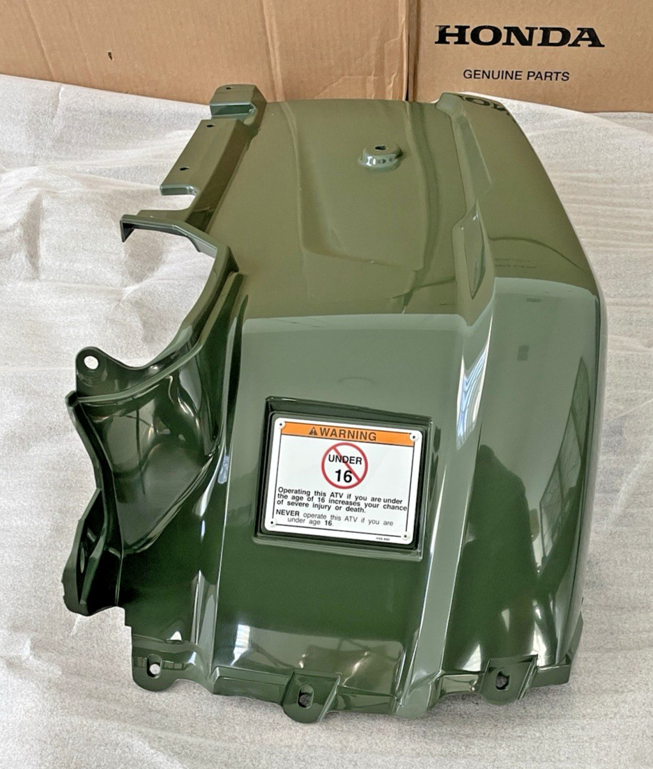 2014-2025 Honda RANCHER 420 LEFT / RIGHT FRONT FENDER GREEN PLASTIC FOURTRAX