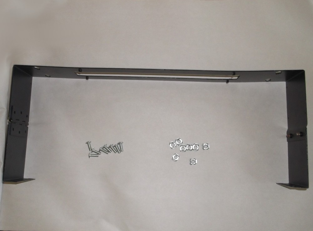 2U 2RU Hinged Patch Panel Wall Mount *USA Seller* Includes square nut, screws