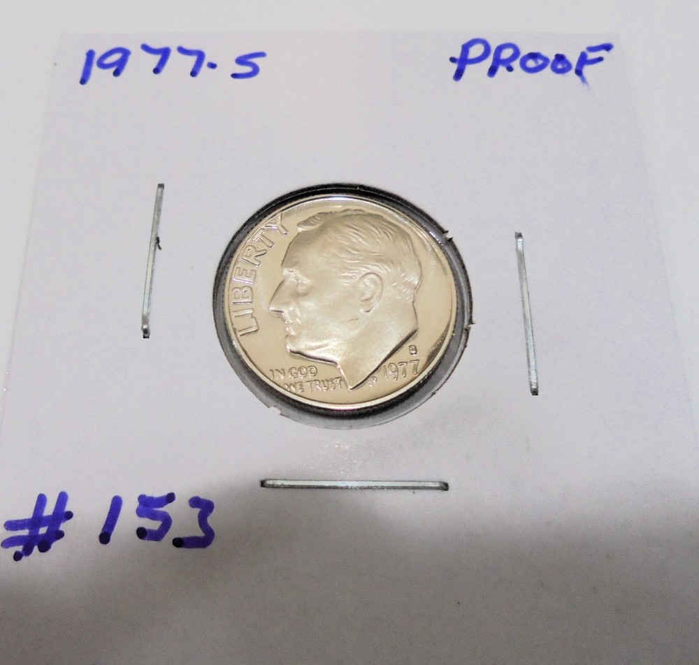 Nice 1977 s Proof Roosevelt Dime # 153 From A Proof Set