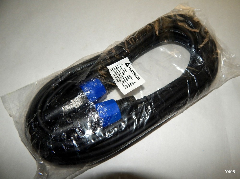 25' 18 Gauge Patch Cords Speakon Professional Speaker Cable