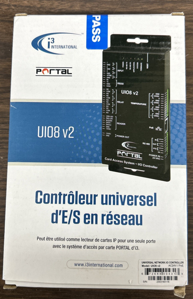 i3 INTERNATIONAL Universal Input Output Device U108 V2