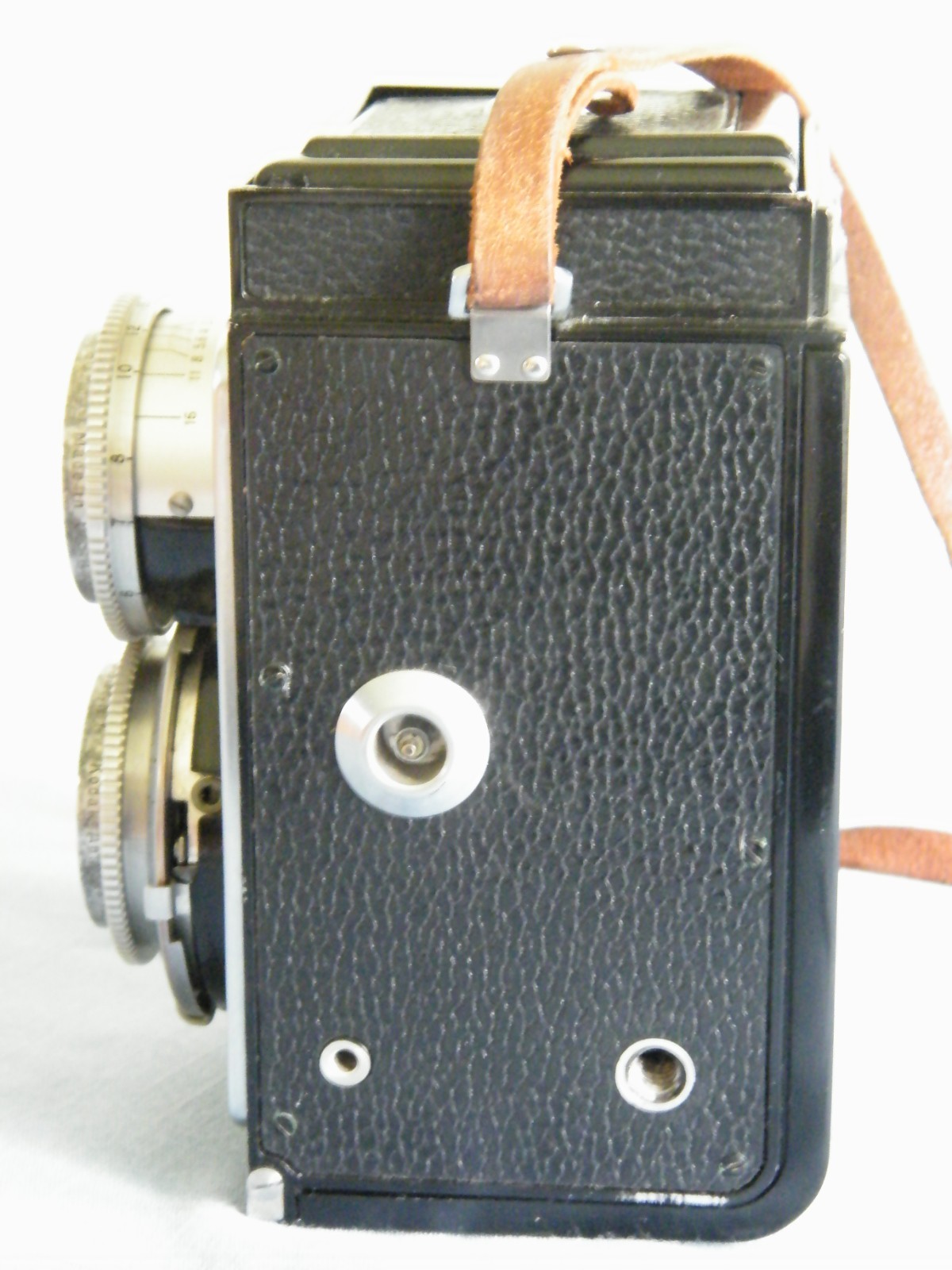 Vintage Kodak Reflex II Camera in Leather Field Case ~ Untested, sold as is