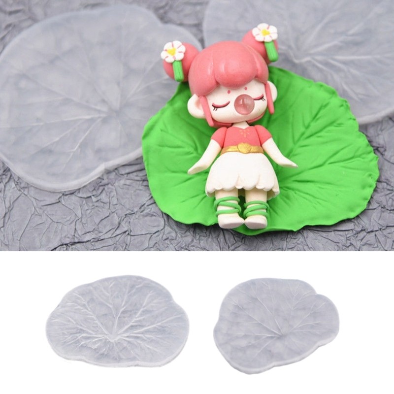 Silicone Casting Silicone Molds Hand-Making Tool Lotus Leaf Shaped Double-Sided