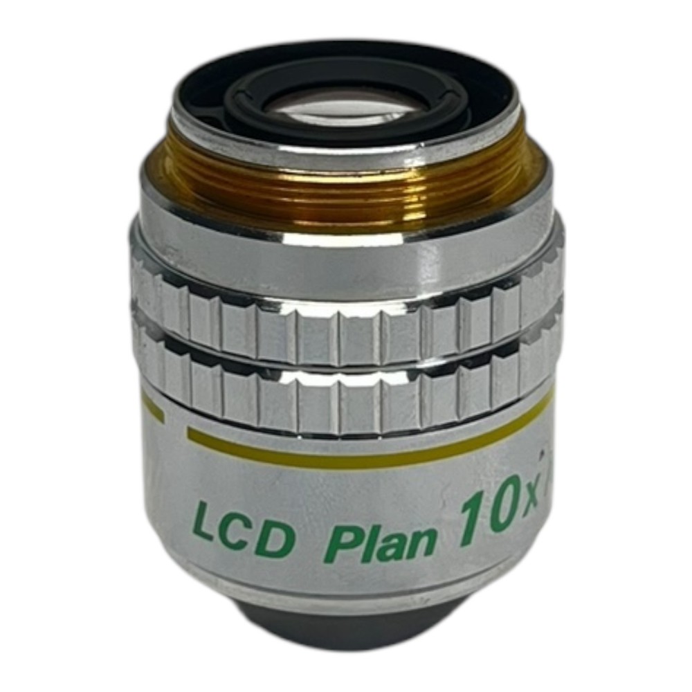 NIKON LCD PLAN 10X /0.30 DIC OBJECTIVE MICROSCOPE LENS FOR LCD INSPECTION OPTICS