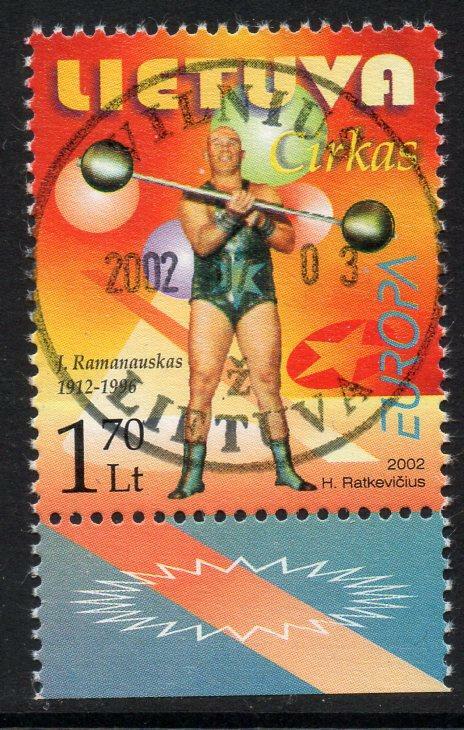 LITHUANIA USED/CTO 2002 Europa, Circus