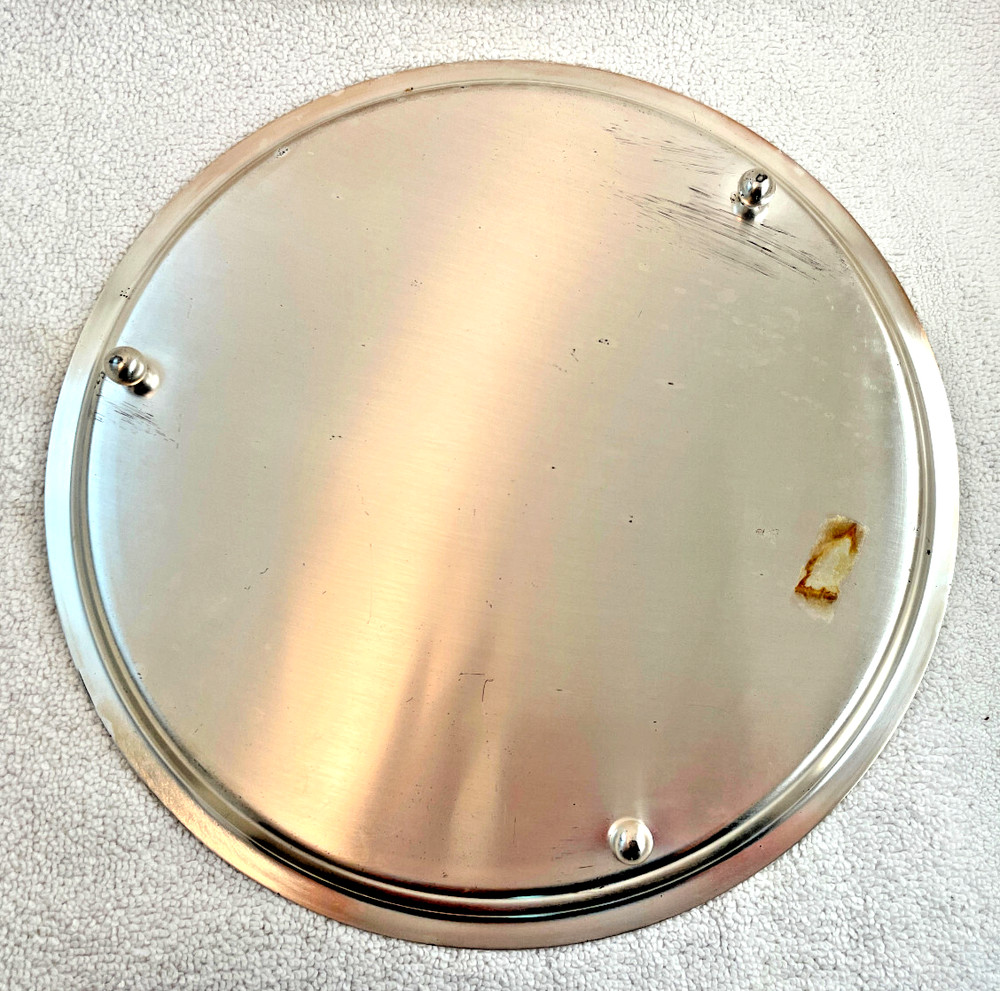 VTG 1970 WMF IKORA German Silver Plate Footed Tray Decor Serving Barware Tea 12"