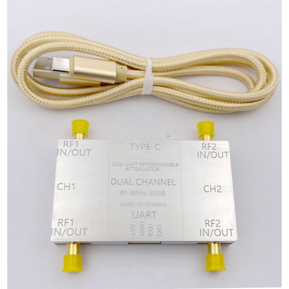 LF-12GHz 60DB Dual Channel Programmable Attenuator RF Attenuator for PC