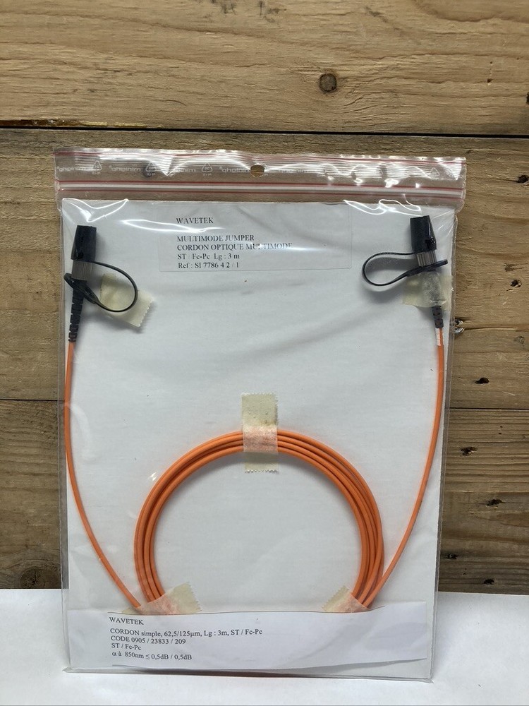 Cordon Optique Multimode Jumper Assembly SI/ 7786 Wavetek