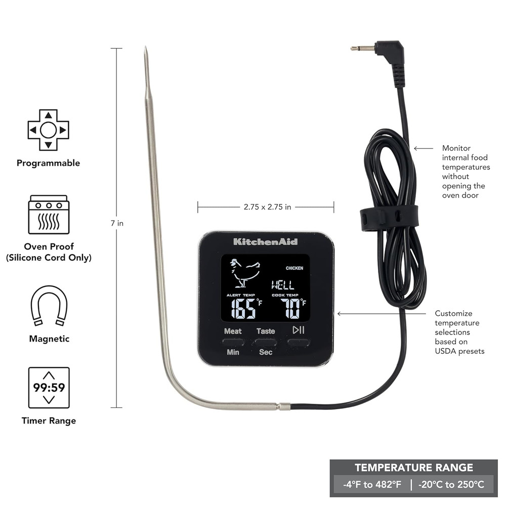 Programmable Wired Probe Thermometer