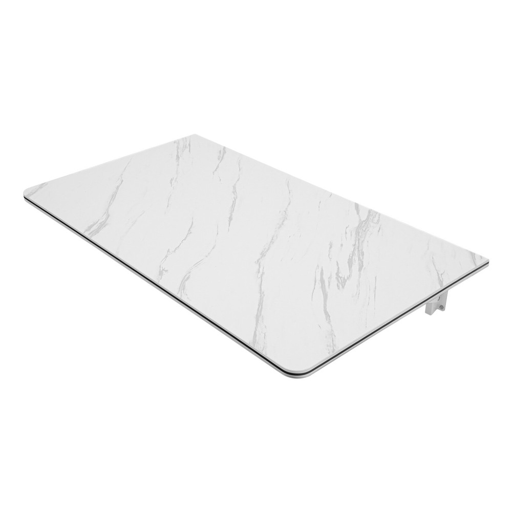 Folding Computer Desk Home Office Study Wall Mount Laptop Table Space Saving