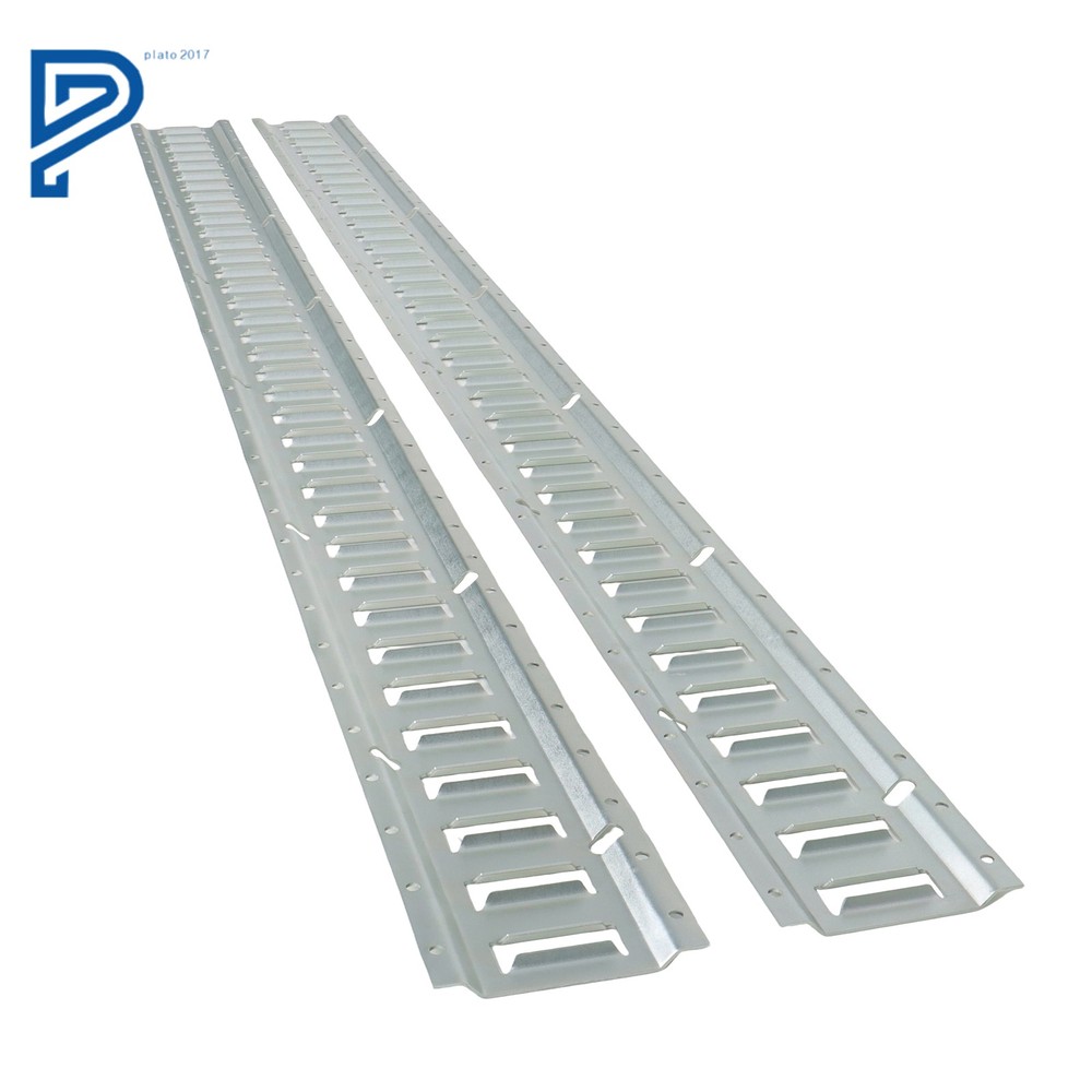 4 Pack 6' E Track Tie Down Rail Kit Galvanized Steel Fit For Vans Trailers