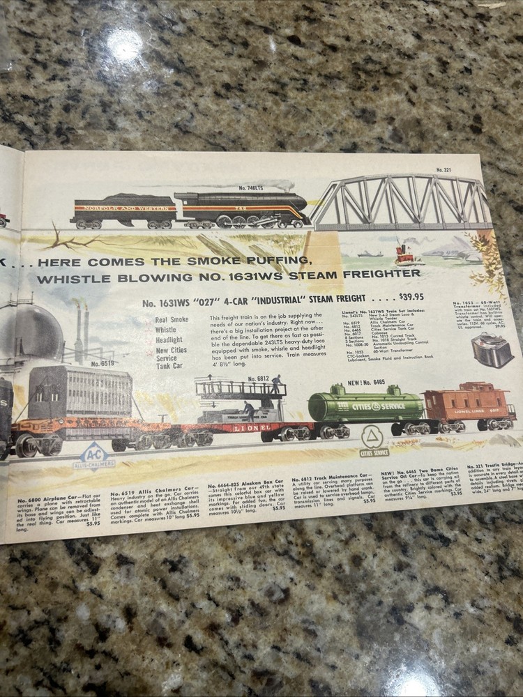 Lionel Vintage 1960 Train Catalog
