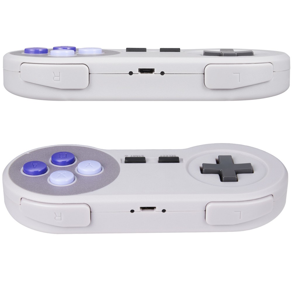 Wireless USB SNES Controller Game pad for Super Retro Games Windows PC Mac Linux