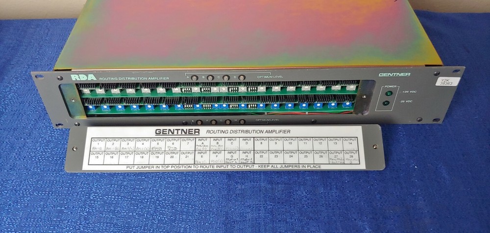 Gentner Routing Distribution Amplifier 910 031 001