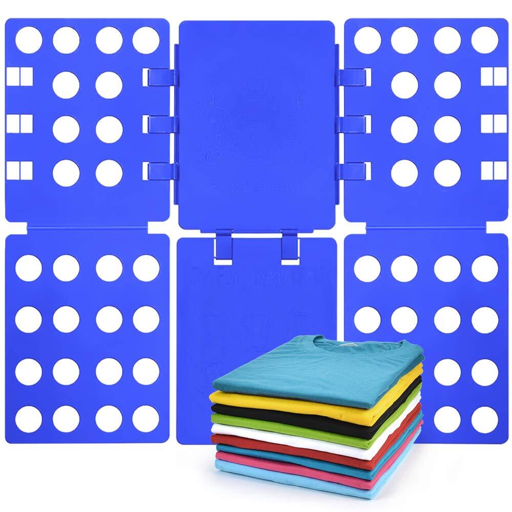 V1 Shirt Folding Board t Shirts Clothes Folder Durable Plastic Laundry folder...