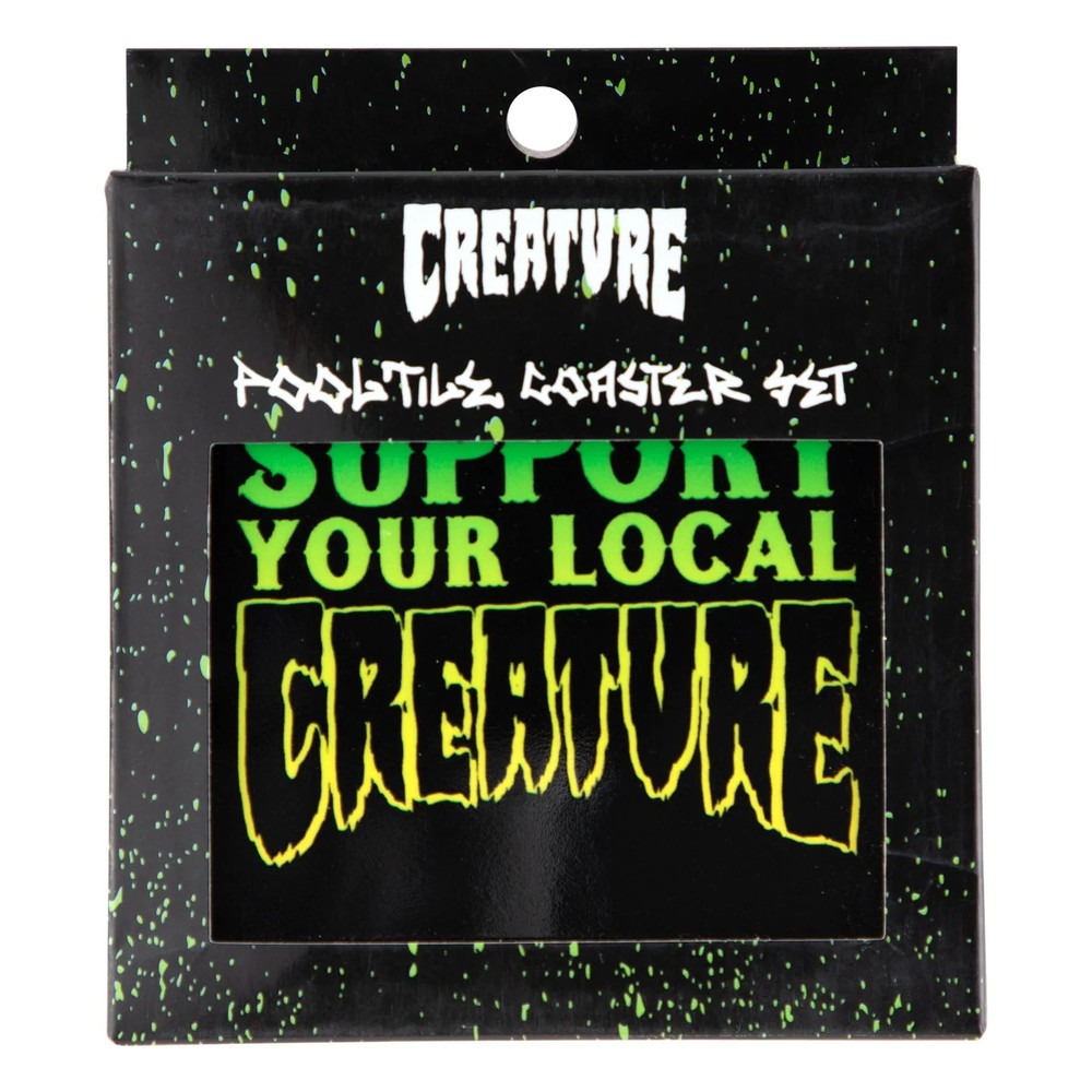 Pool Tile Creature Coaster Set