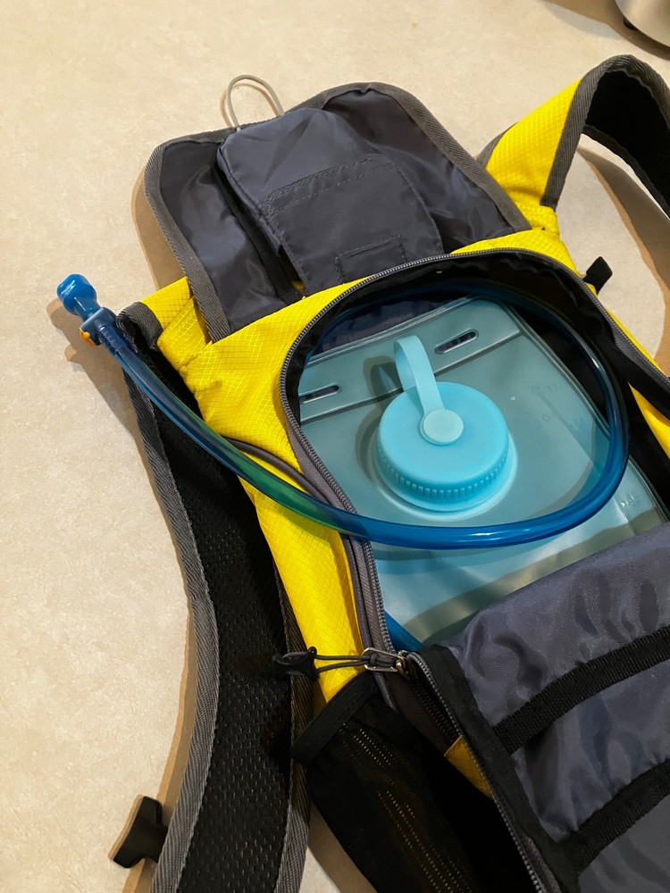 Solar sack day pack with hydration bladder - please read description!