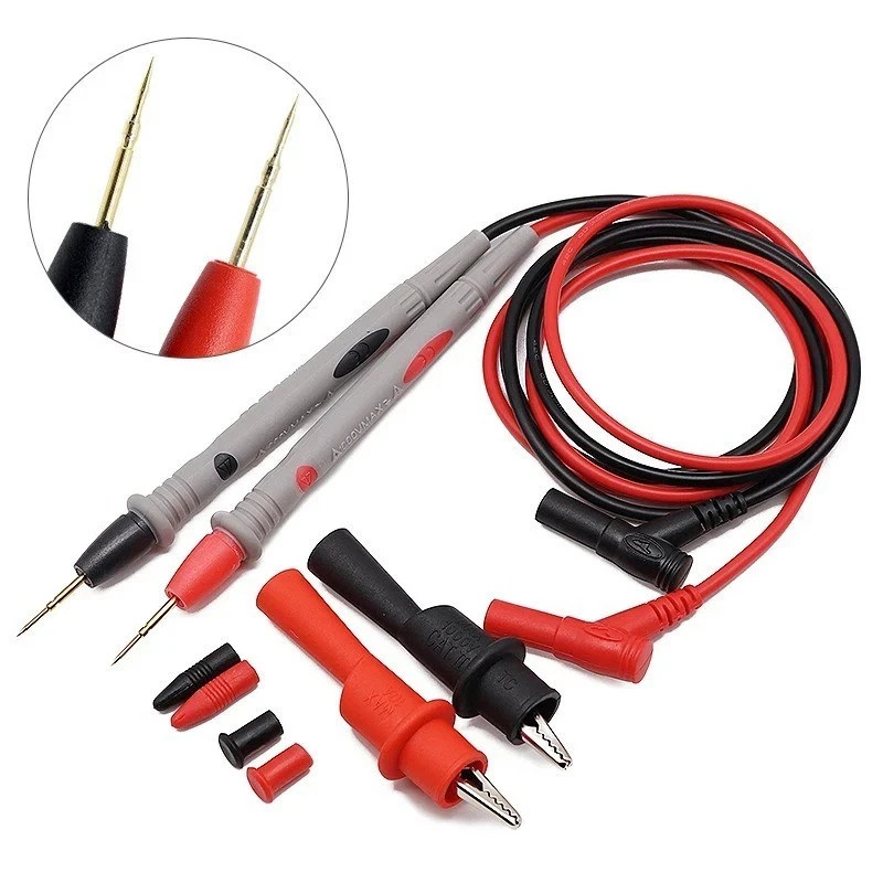 Universal Digital Multimeter MultiMeter Test Lead Probe Wire Pen Cable 1000V 10A