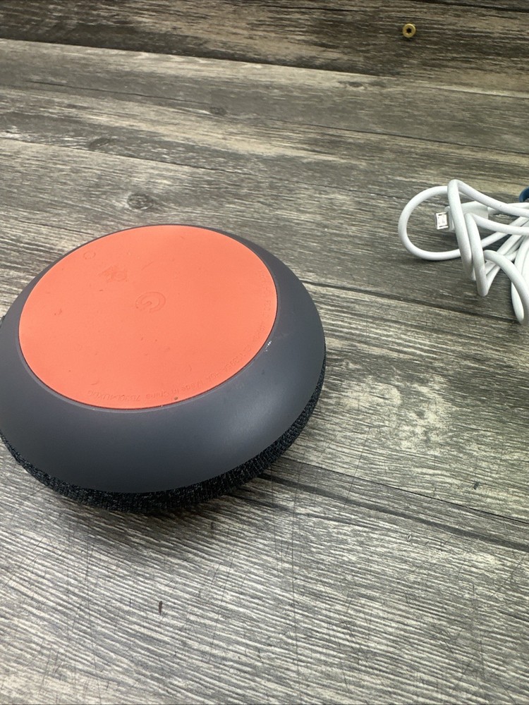 Google Home Mini Smart Assistant - Charcoal AS-IS Untested