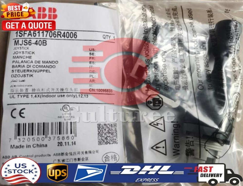 1pcs ABB Joystick Switch Handle MJS6-40B