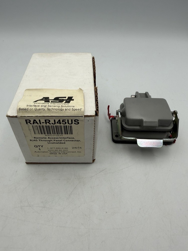 ASI RAI-RJ45US RJ45 Through Panel Connector Remote Access Interface