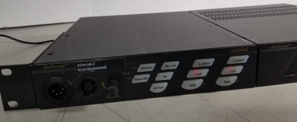 Telex Audiocom SPS2000A & US2000A Intercom Console