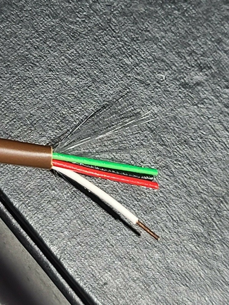 Northern N2204 22/4C Solid Conductor Security/Control Cable Riser Brown /100ft