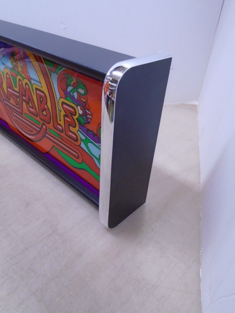 Stern Scramble Arcade Game/Rec Room LED Display light box
