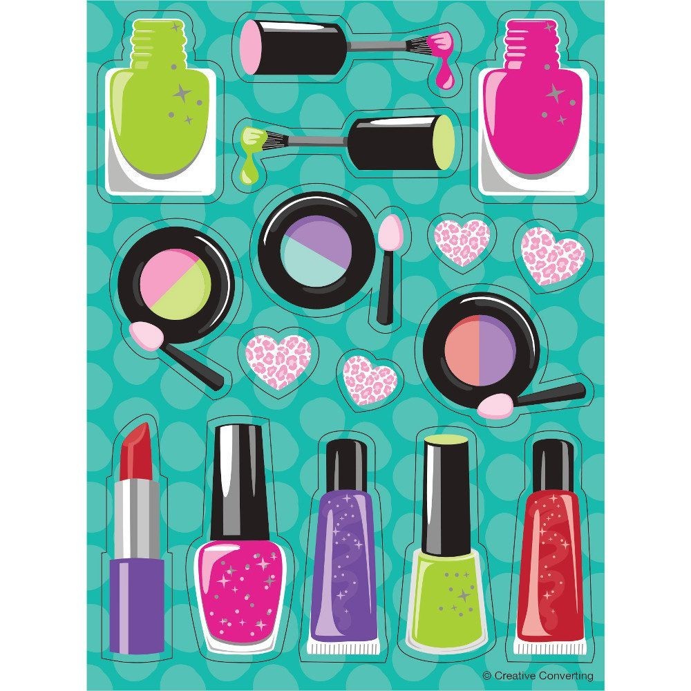 Sparkle Spa Party Value Sticker