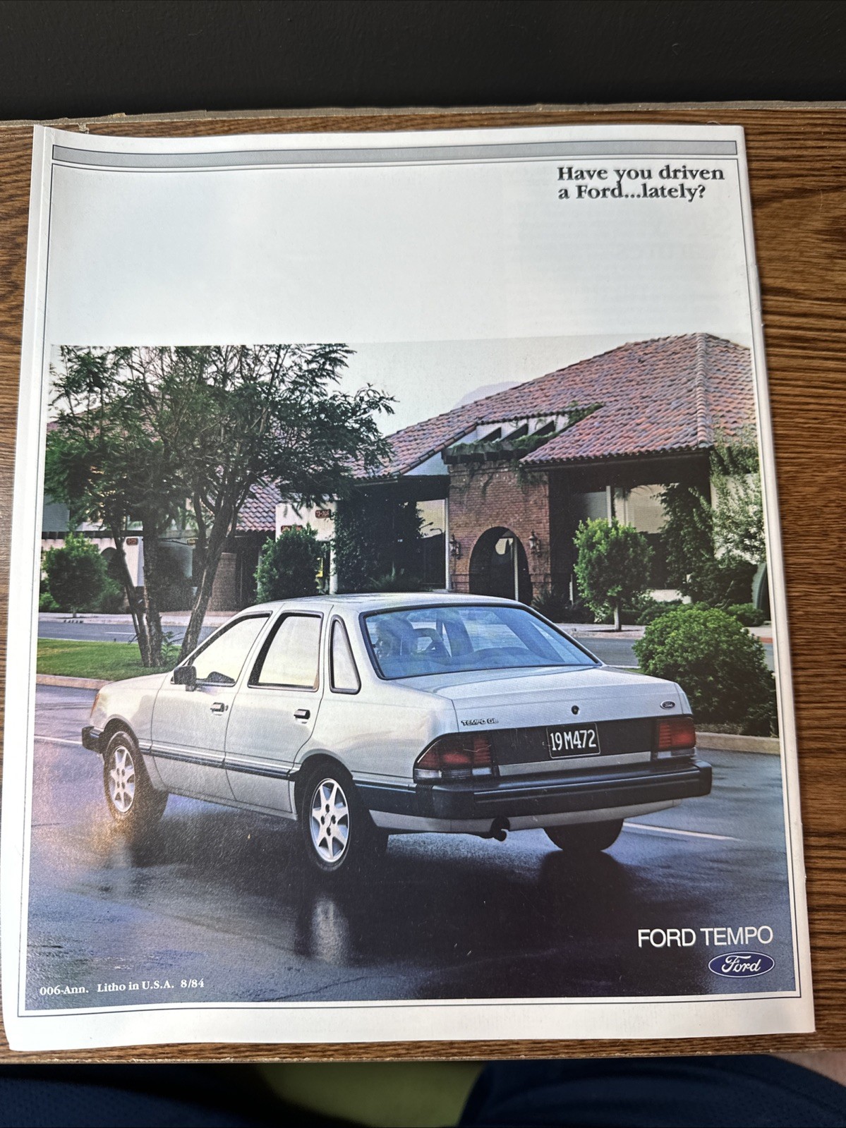 1985 Ford Tempo GLX, GL, L Dealer Showroom Sales Brochure ~ 19 Pages
