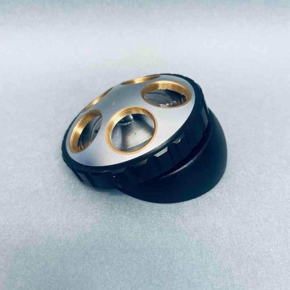 5 Position Manual Microscope Nosepiece 3/4 in. Connections