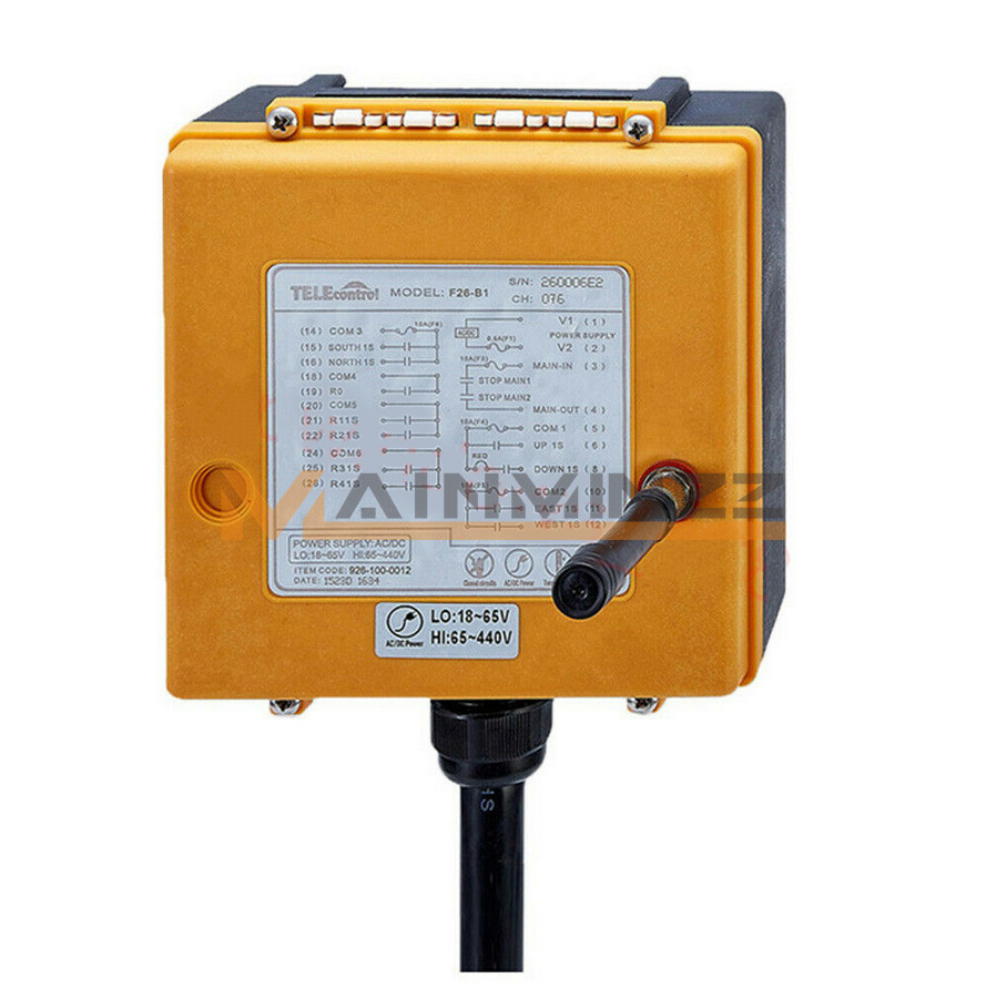 Industrial 8 Keys Crane Remote Control Wireless Transmitter Push Button Switch