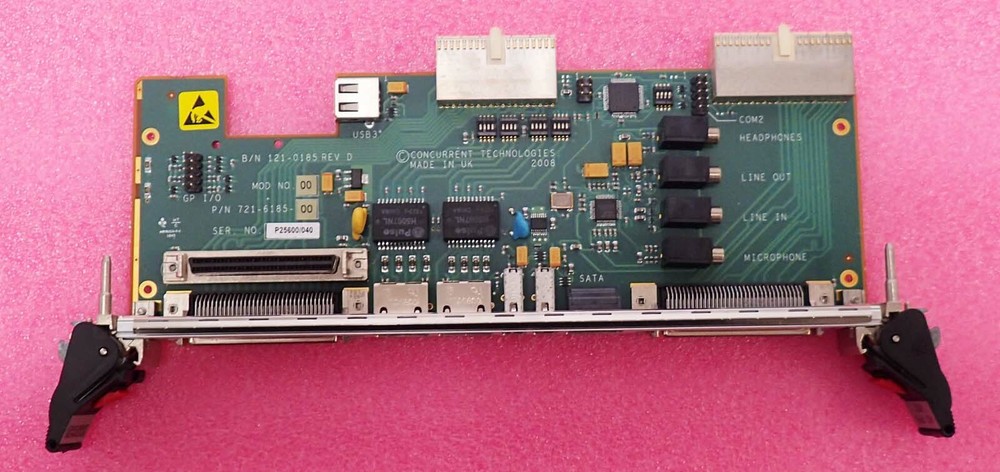 CONCURRENT TECHNOLOGIES AD PP5-002 P/N:721-6185-00 REAR TRANSITION MODULE