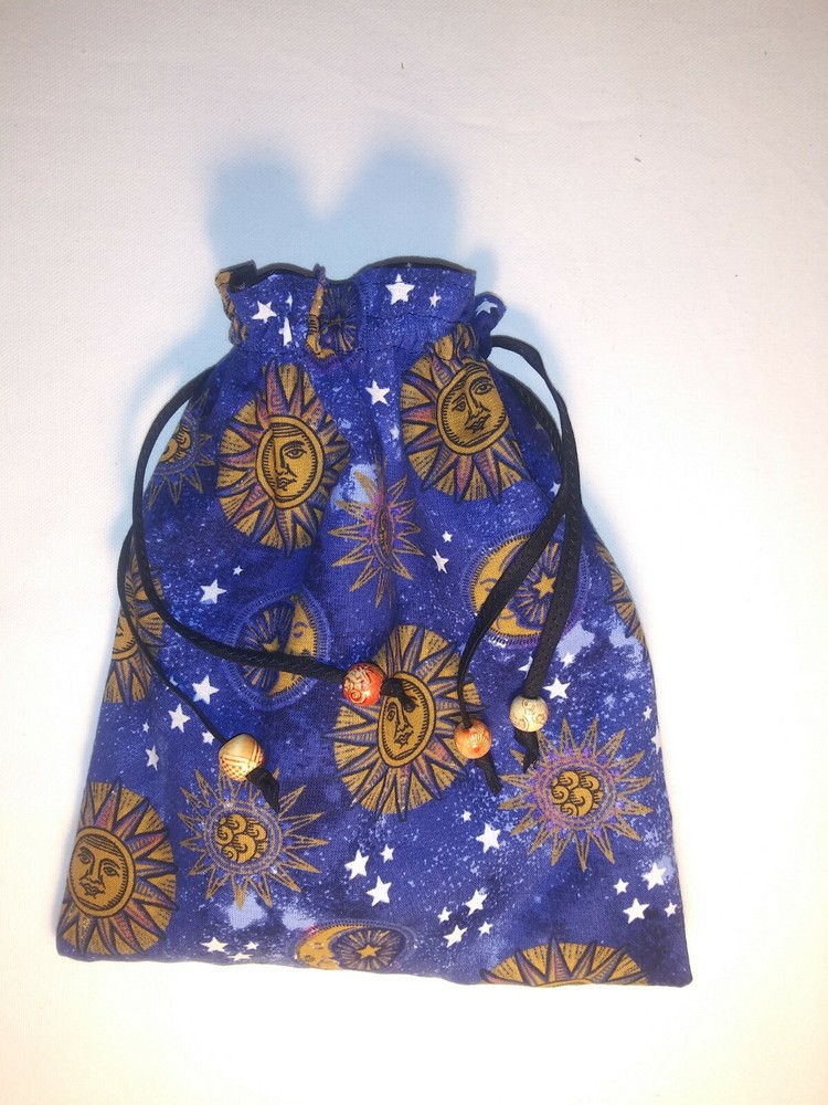 Celestial Sun and Moon tarot bag