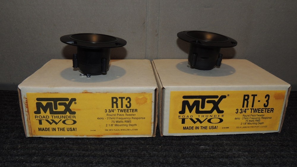 MTX RT3 3 3/4" Tweeter Road Thunder Two